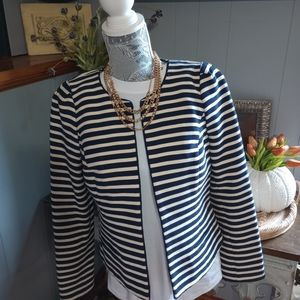 Banana Republic striped blazer